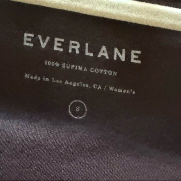 Everlane Brown Supima Cotton Top – Size Small - Picture 3 of 3
